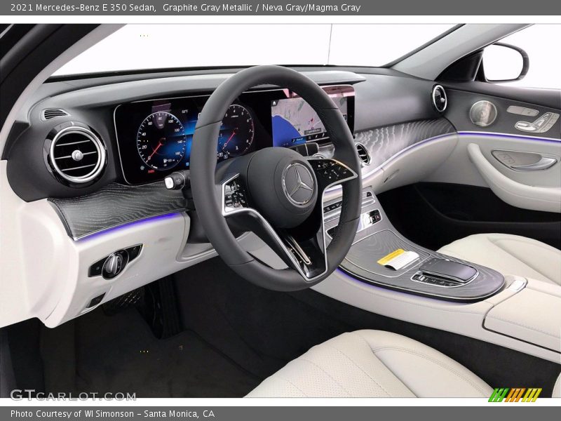 Graphite Gray Metallic / Neva Gray/Magma Gray 2021 Mercedes-Benz E 350 Sedan