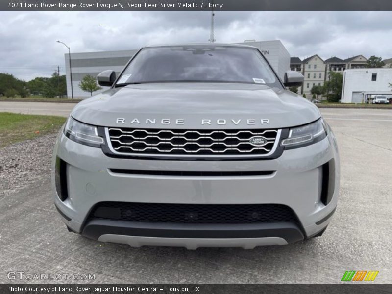 Seoul Pearl Silver Metallic / Ebony 2021 Land Rover Range Rover Evoque S