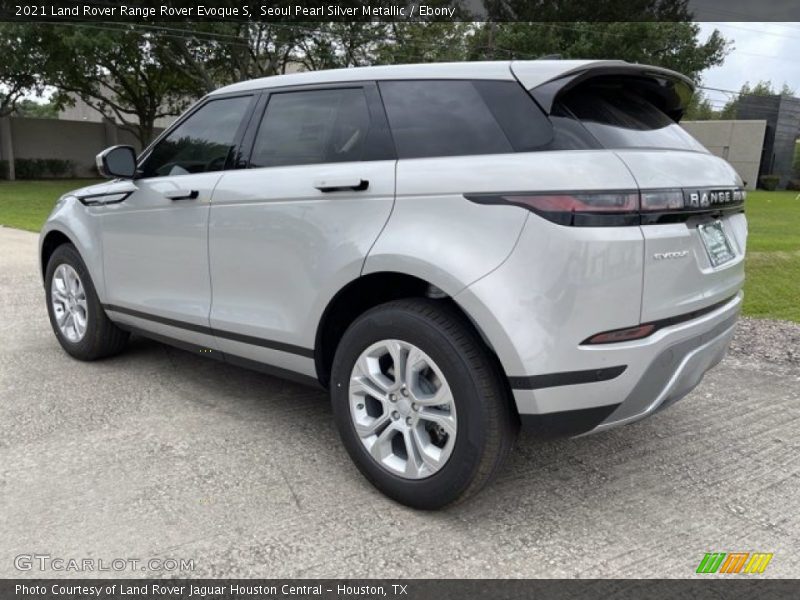 Seoul Pearl Silver Metallic / Ebony 2021 Land Rover Range Rover Evoque S