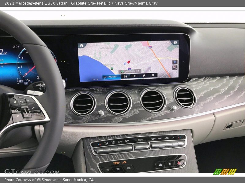 Graphite Gray Metallic / Neva Gray/Magma Gray 2021 Mercedes-Benz E 350 Sedan