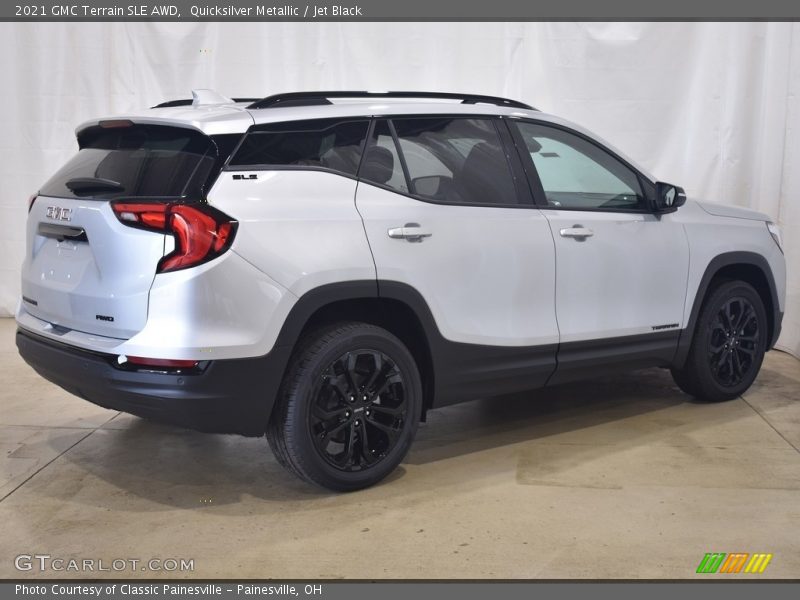 Quicksilver Metallic / Jet Black 2021 GMC Terrain SLE AWD