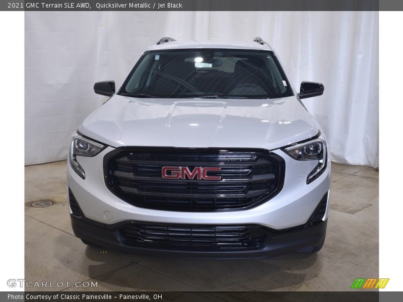 Quicksilver Metallic / Jet Black 2021 GMC Terrain SLE AWD