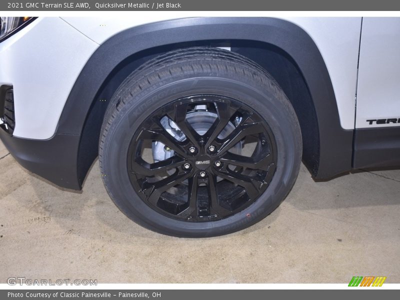 Quicksilver Metallic / Jet Black 2021 GMC Terrain SLE AWD