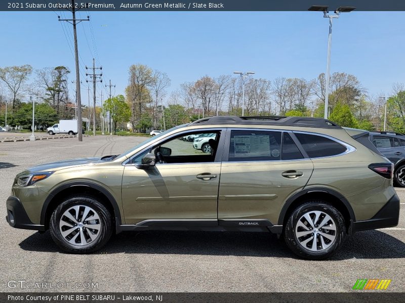 Autumn Green Metallic / Slate Black 2021 Subaru Outback 2.5i Premium