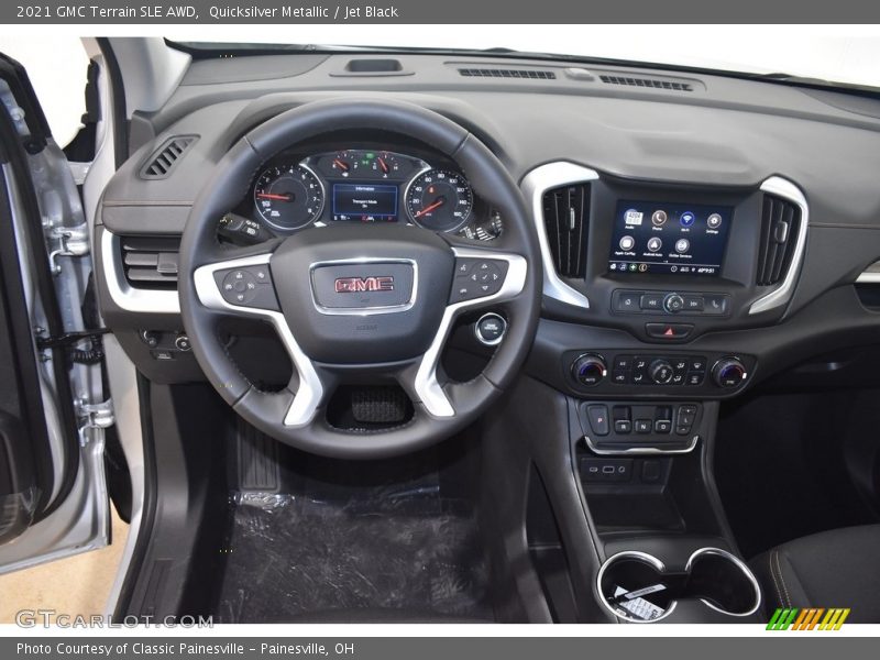 Quicksilver Metallic / Jet Black 2021 GMC Terrain SLE AWD