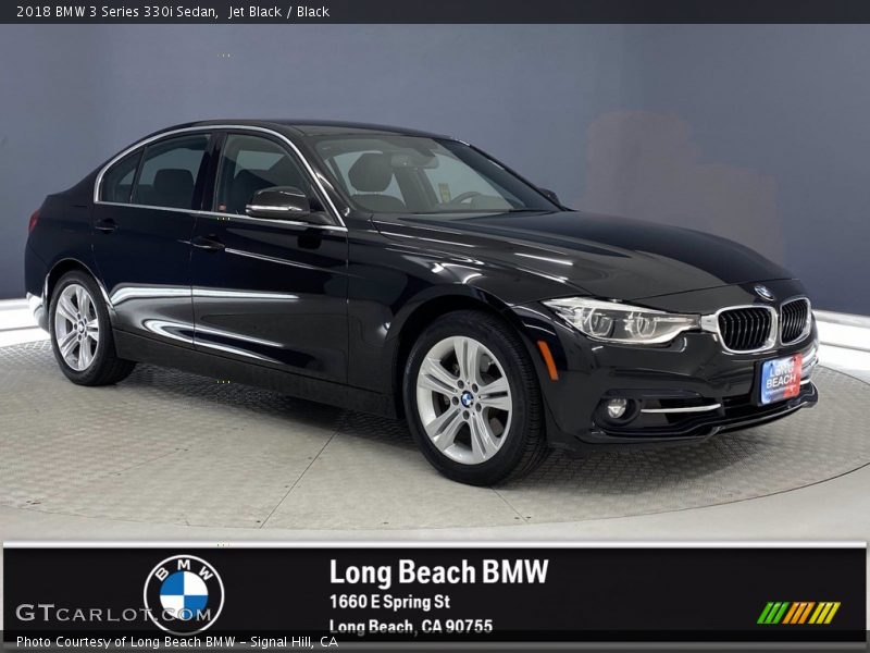 Jet Black / Black 2018 BMW 3 Series 330i Sedan
