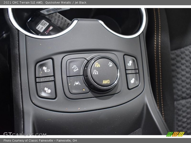 Quicksilver Metallic / Jet Black 2021 GMC Terrain SLE AWD