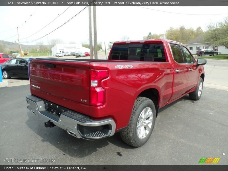 Cherry Red Tintcoat / Gideon/Very Dark Atmosphere 2021 Chevrolet Silverado 1500 LTZ Crew Cab 4x4