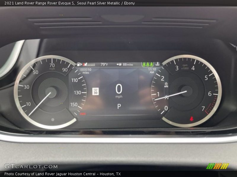  2021 Range Rover Evoque S S Gauges