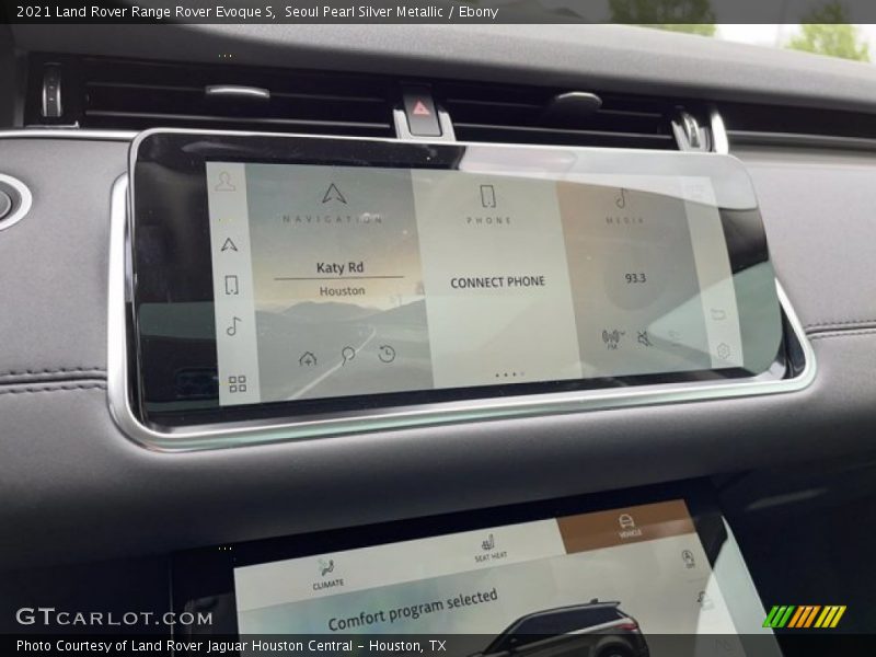 Seoul Pearl Silver Metallic / Ebony 2021 Land Rover Range Rover Evoque S