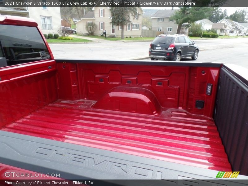 Cherry Red Tintcoat / Gideon/Very Dark Atmosphere 2021 Chevrolet Silverado 1500 LTZ Crew Cab 4x4