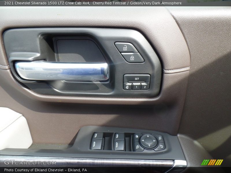 Cherry Red Tintcoat / Gideon/Very Dark Atmosphere 2021 Chevrolet Silverado 1500 LTZ Crew Cab 4x4