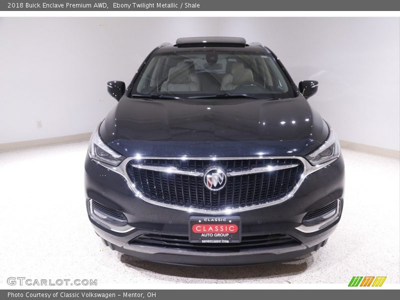 Ebony Twilight Metallic / Shale 2018 Buick Enclave Premium AWD