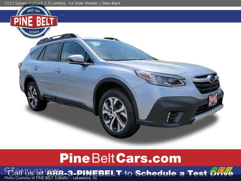 Ice Silver Metallic / Slate Black 2021 Subaru Outback 2.5i Limited