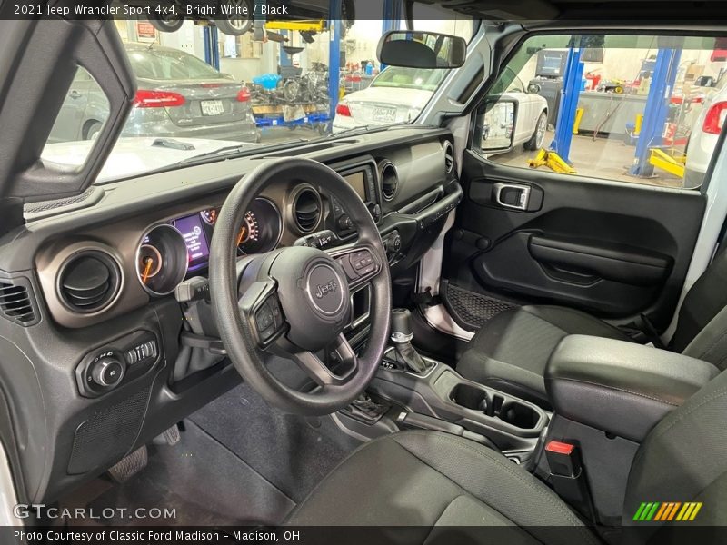  2021 Wrangler Sport 4x4 Black Interior