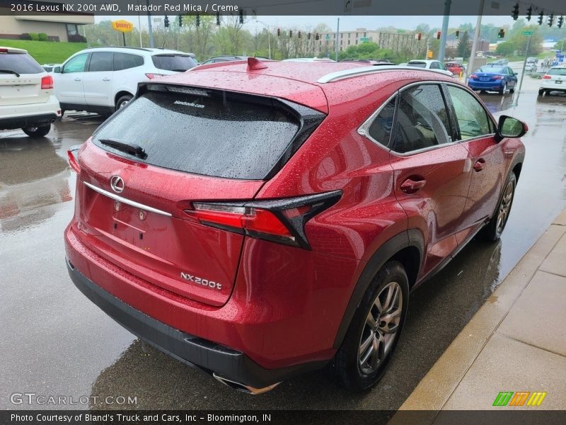 Matador Red Mica / Creme 2016 Lexus NX 200t AWD