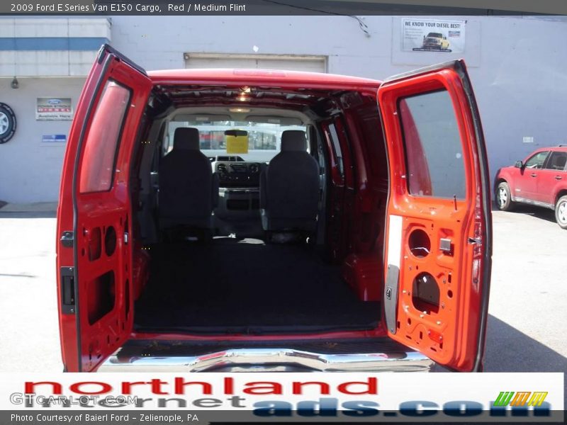 Red / Medium Flint 2009 Ford E Series Van E150 Cargo