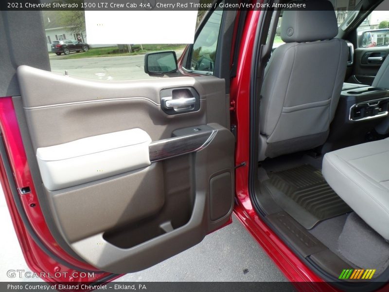 Cherry Red Tintcoat / Gideon/Very Dark Atmosphere 2021 Chevrolet Silverado 1500 LTZ Crew Cab 4x4