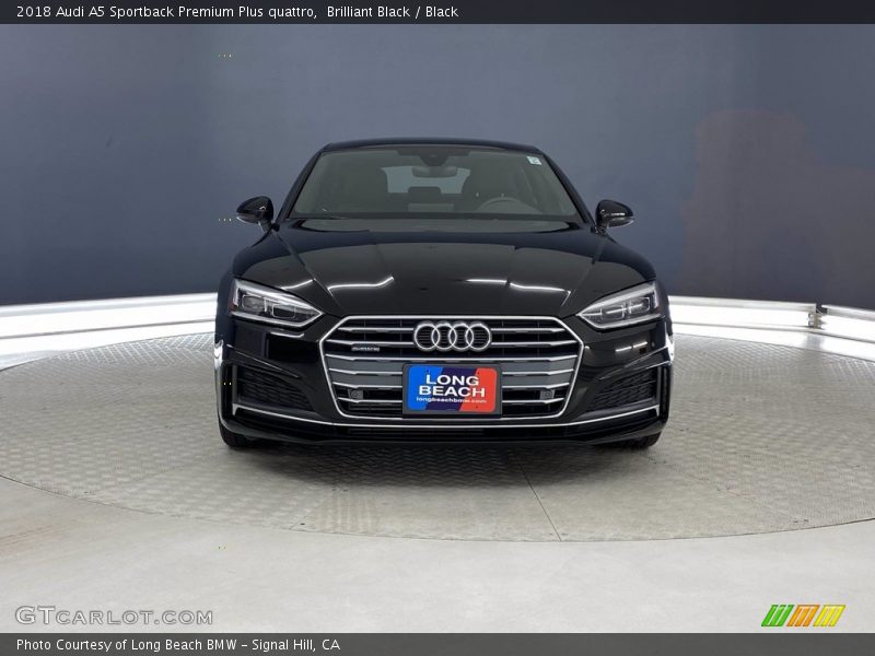 Brilliant Black / Black 2018 Audi A5 Sportback Premium Plus quattro