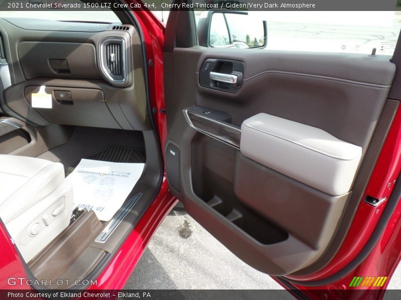 Cherry Red Tintcoat / Gideon/Very Dark Atmosphere 2021 Chevrolet Silverado 1500 LTZ Crew Cab 4x4