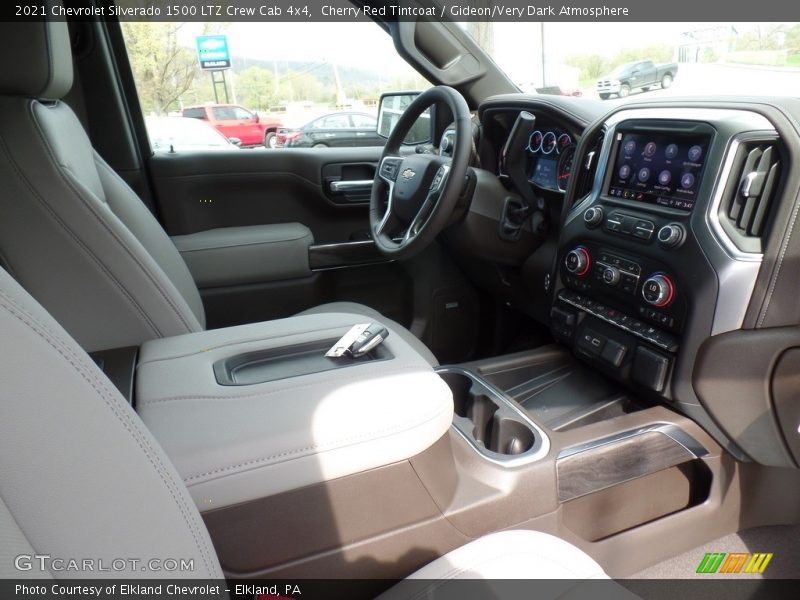 Cherry Red Tintcoat / Gideon/Very Dark Atmosphere 2021 Chevrolet Silverado 1500 LTZ Crew Cab 4x4