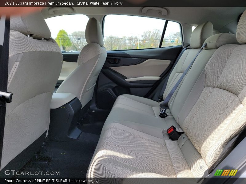 Crystal White Pearl / Ivory 2021 Subaru Impreza Premium Sedan