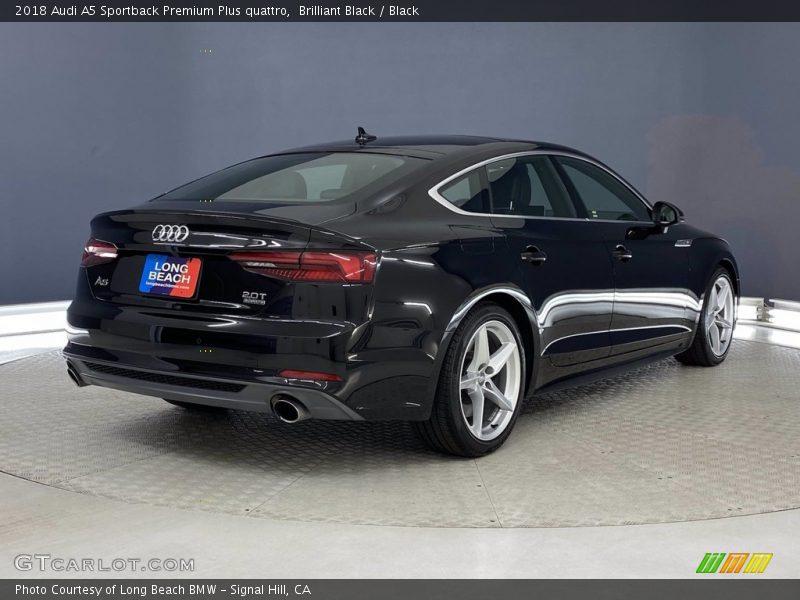 Brilliant Black / Black 2018 Audi A5 Sportback Premium Plus quattro