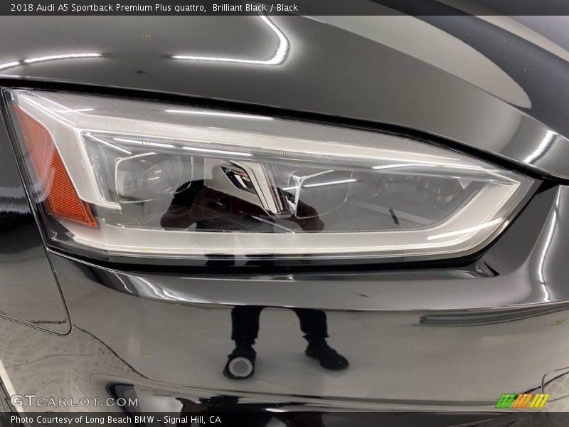 Brilliant Black / Black 2018 Audi A5 Sportback Premium Plus quattro