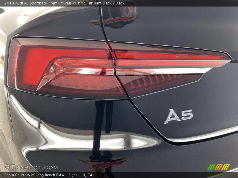 Brilliant Black / Black 2018 Audi A5 Sportback Premium Plus quattro