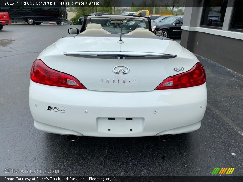 Majestic White / Wheat 2015 Infiniti Q60 Convertible