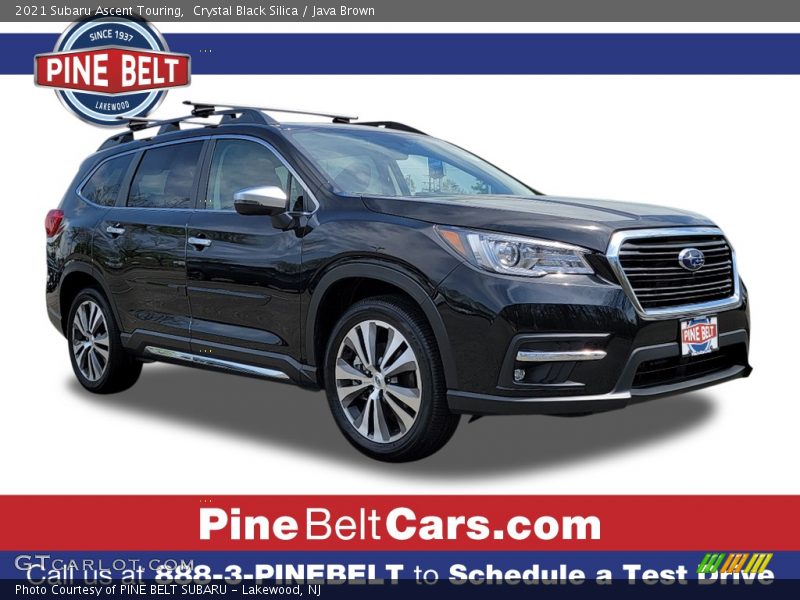 Crystal Black Silica / Java Brown 2021 Subaru Ascent Touring