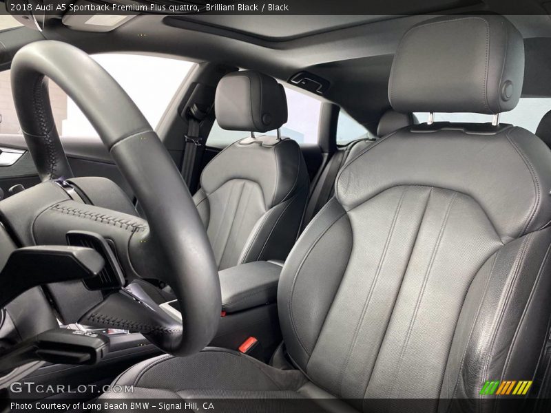 Front Seat of 2018 A5 Sportback Premium Plus quattro
