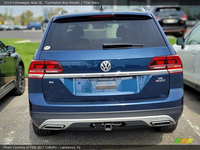 Tourmaline Blue Metallic / Titan Black 2019 Volkswagen Atlas SE