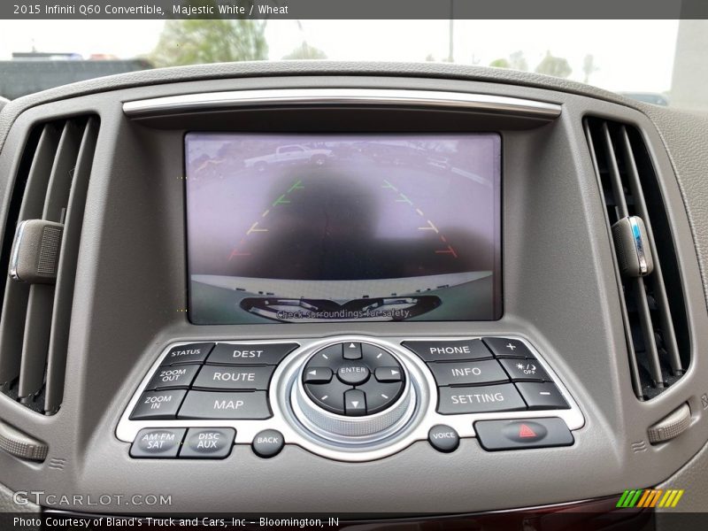 Controls of 2015 Q60 Convertible