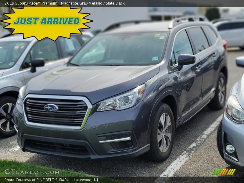 Magnetite Gray Metallic / Slate Black 2019 Subaru Ascent Premium