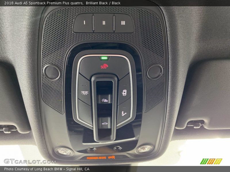 Brilliant Black / Black 2018 Audi A5 Sportback Premium Plus quattro