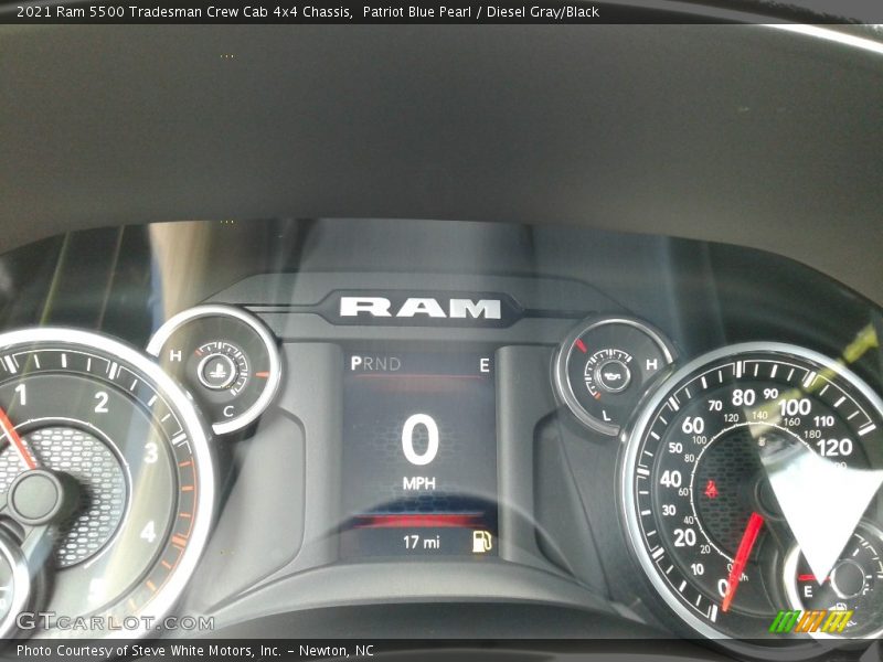  2021 5500 Tradesman Crew Cab 4x4 Chassis Tradesman Crew Cab 4x4 Chassis Gauges