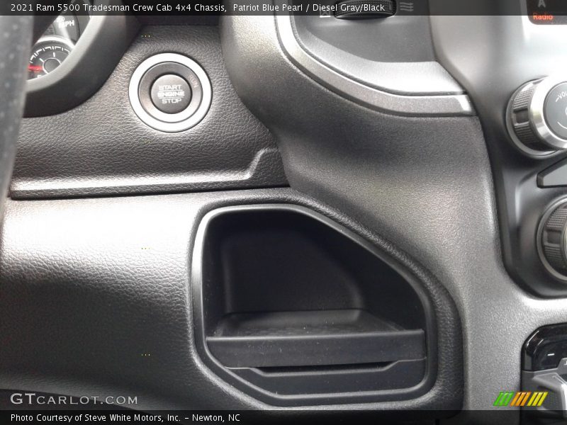 Patriot Blue Pearl / Diesel Gray/Black 2021 Ram 5500 Tradesman Crew Cab 4x4 Chassis