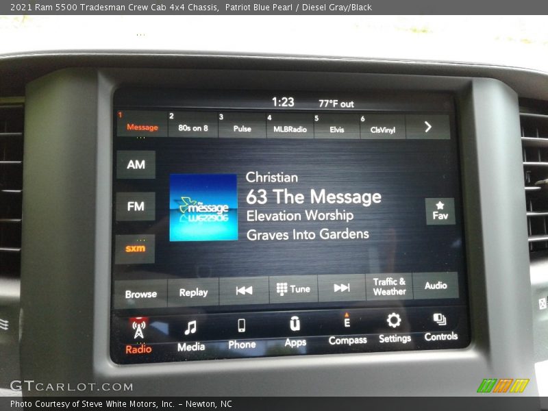 Controls of 2021 5500 Tradesman Crew Cab 4x4 Chassis