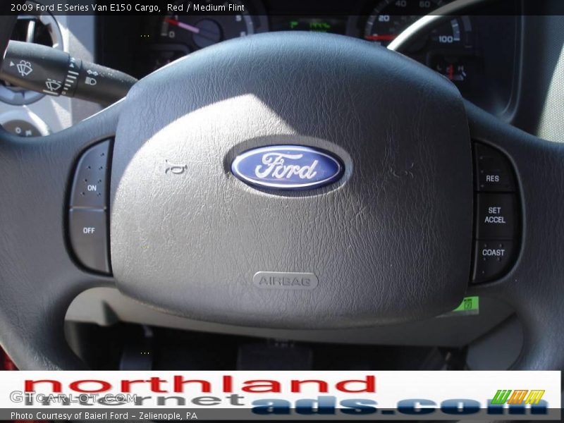 Red / Medium Flint 2009 Ford E Series Van E150 Cargo