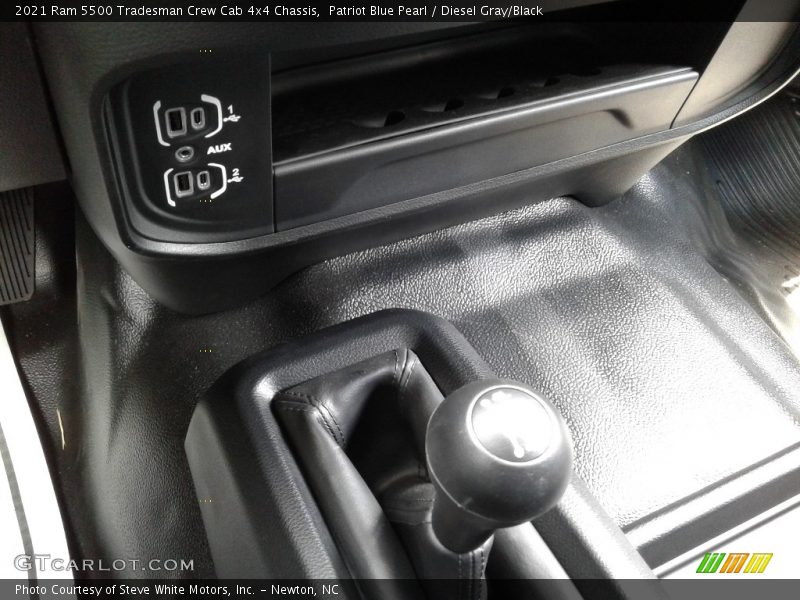 Patriot Blue Pearl / Diesel Gray/Black 2021 Ram 5500 Tradesman Crew Cab 4x4 Chassis