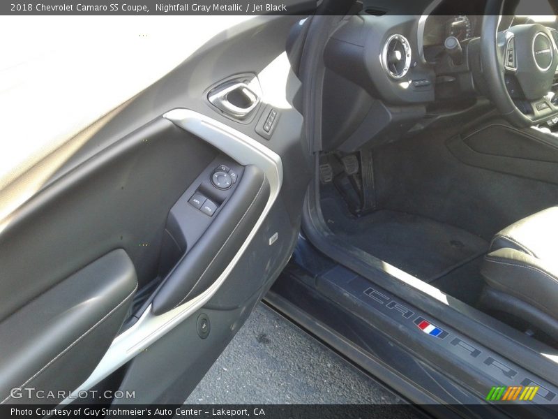 Nightfall Gray Metallic / Jet Black 2018 Chevrolet Camaro SS Coupe