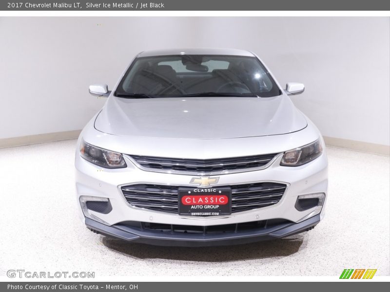 Silver Ice Metallic / Jet Black 2017 Chevrolet Malibu LT