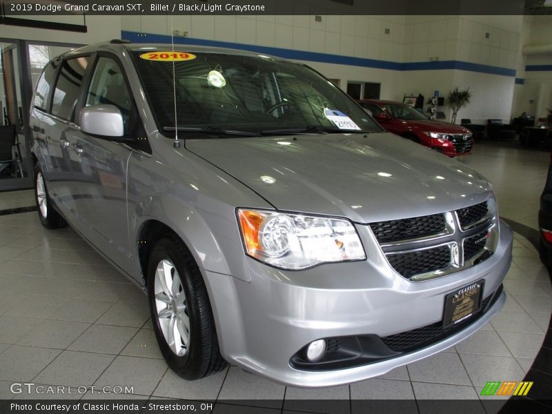 Billet / Black/Light Graystone 2019 Dodge Grand Caravan SXT