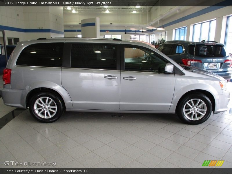 Billet / Black/Light Graystone 2019 Dodge Grand Caravan SXT