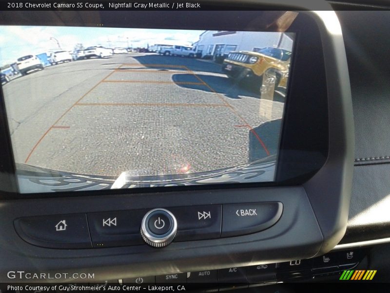 Nightfall Gray Metallic / Jet Black 2018 Chevrolet Camaro SS Coupe