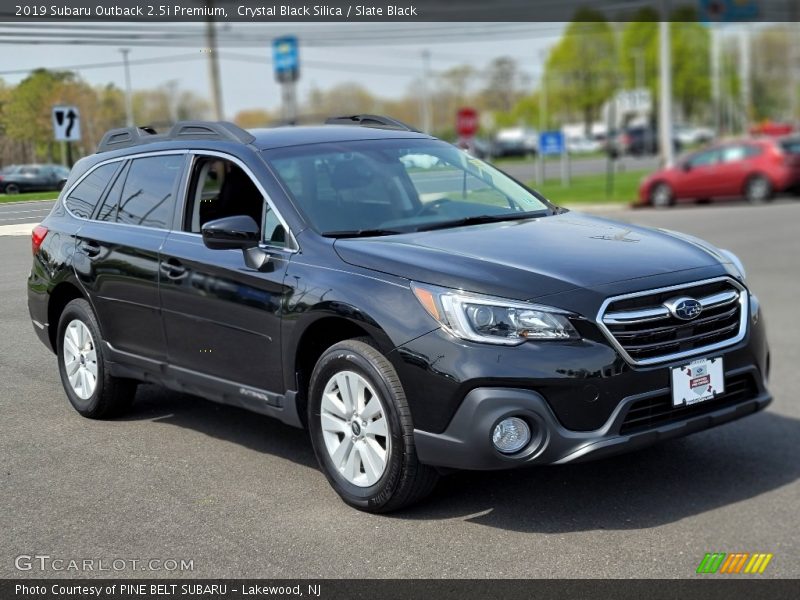 Crystal Black Silica / Slate Black 2019 Subaru Outback 2.5i Premium