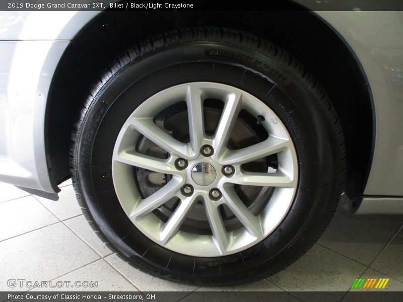Billet / Black/Light Graystone 2019 Dodge Grand Caravan SXT