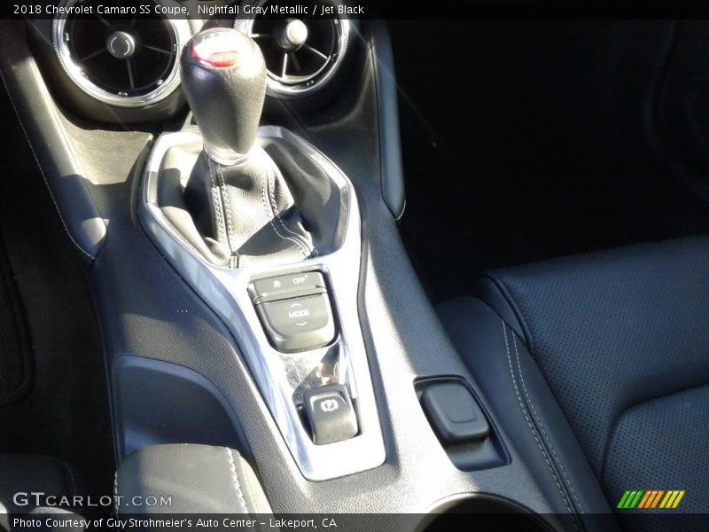 Nightfall Gray Metallic / Jet Black 2018 Chevrolet Camaro SS Coupe