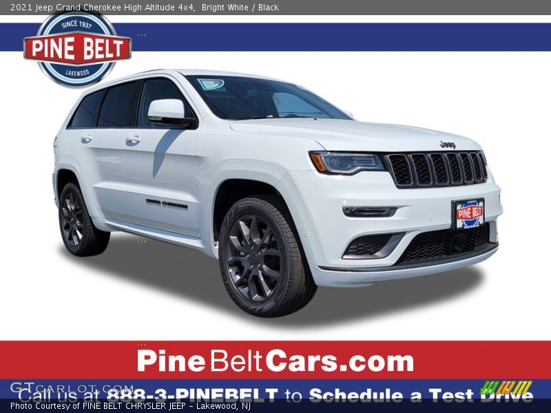 Bright White / Black 2021 Jeep Grand Cherokee High Altitude 4x4